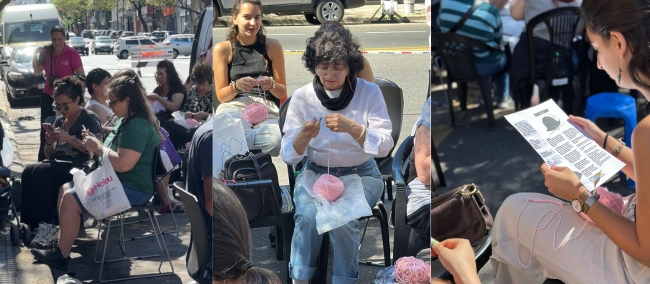 Tejiendo solidaridad: una mañana llena de color, música y corazones unidos