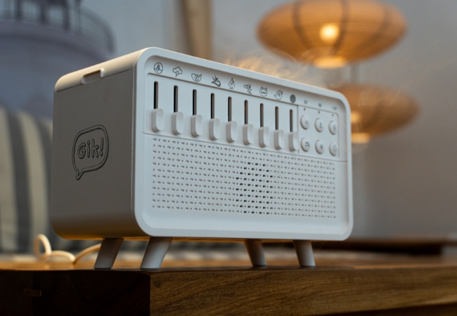 Humidificador Gik con sonidos + esencia de regalo